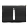 skinny white tie Accessory Pouches