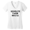 schrute farm beets Women's V-Neck T-Shirt
