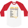 Libra Facts Zodiac 3/4 Sleeve Shirt