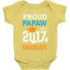 Class of 2017 Proud Papaw Graduation Baby Onesie
