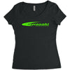 kawasaki team Women's Triblend Scoop T-shirt