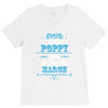 The Best Poppy Was Born In March V-Neck Tee