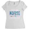 i'm a good nurse i just cuss a lot Women's Triblend Scoop T-shirt