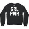 girl power white logo Crewneck Sweatshirt