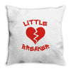 little heart breaker Throw Pillow