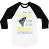 butterfly miracles 3/4 Sleeve Shirt