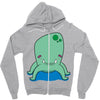 monster shirt 1 comp Zipper Hoodie
