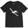 decal cal fire airplan V-Neck Tee