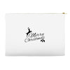 merry christmas flower Accessory Pouches
