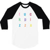 fuck pizza 3/4 Sleeve Shirt