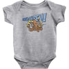 octopus with bubble gun goes pewpew Baby Onesie