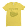 bananas Ladies Fitted T-Shirt