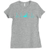 sailing heart beat Ladies Fitted T-Shirt