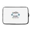 daddy shark doo doo doo Laptop sleeve