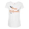 happy halloween Maternity Scoop Neck T-shirt