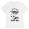 I Don't Need Therapy Just to Go Mountain Biking V-Neck Tee
