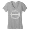 gym dumbbell Women's V-Neck T-Shirt
