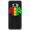 rasta skull and crossbones reggae dub club rave Samsung Galaxy S8 Plus