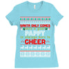 Santa Only Comes Once A Year Pappy Is Always Here To Cheer Ladies Fitted T-Shirt