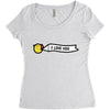 i love you Women's Triblend Scoop T-shirt