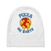 pizza on earth Baby Beanies