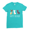 happy meowr Ladies Fitted T-Shirt