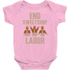 end sweetshop labor Baby Bodysuit