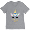 birthday unicorn family series birthday boy V-Neck Tee