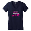 Only The Best Moms Get Promoted To Aunt Women's V-Neck T-Shirt
