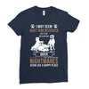 don't mess with my boxer Ladies Fitted T-Shirt