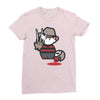 freddy krueger cartoon ideal birthday present or gift Ladies Fitted T-Shirt