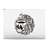 death before decaf white Accessory Pouches