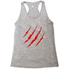 red strong Racerback Tank