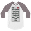 rude remote control, ideal funny birthday gift or present 3/4 Sleeve Shirt