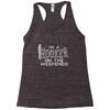 i'm a hooker on the weekends Racerback Tank