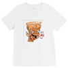 pizzaa monster V-Neck Tee