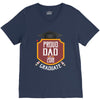 proud dad of a 2018 graduate. V-Neck Tee