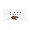 From Art School License Plate