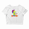 skate face Crop Top