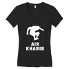 air khabib silhouette Women's V-Neck T-Shirt