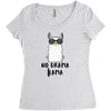 No Drama Llama Women's Triblend Scoop T-shirt