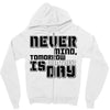 never mind Zipper Hoodie
