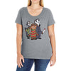 ded, dead, and deadly Ladies Curvy T-Shirt