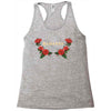 badassy with roses Racerback Tank