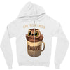 owl coffee Zipper Hoodie
