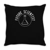 future scientist Throw Pillow
