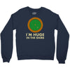 i'm huge (in the shire) Crewneck Sweatshirt