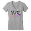 you can't scare me i'm a mother Women's V-Neck T-Shirt
