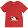December Peeking Out Baby Boy in Spanish V-Neck Tee