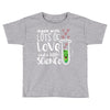 Made With Lots Of Love And a Little Science Toddler T-shirt